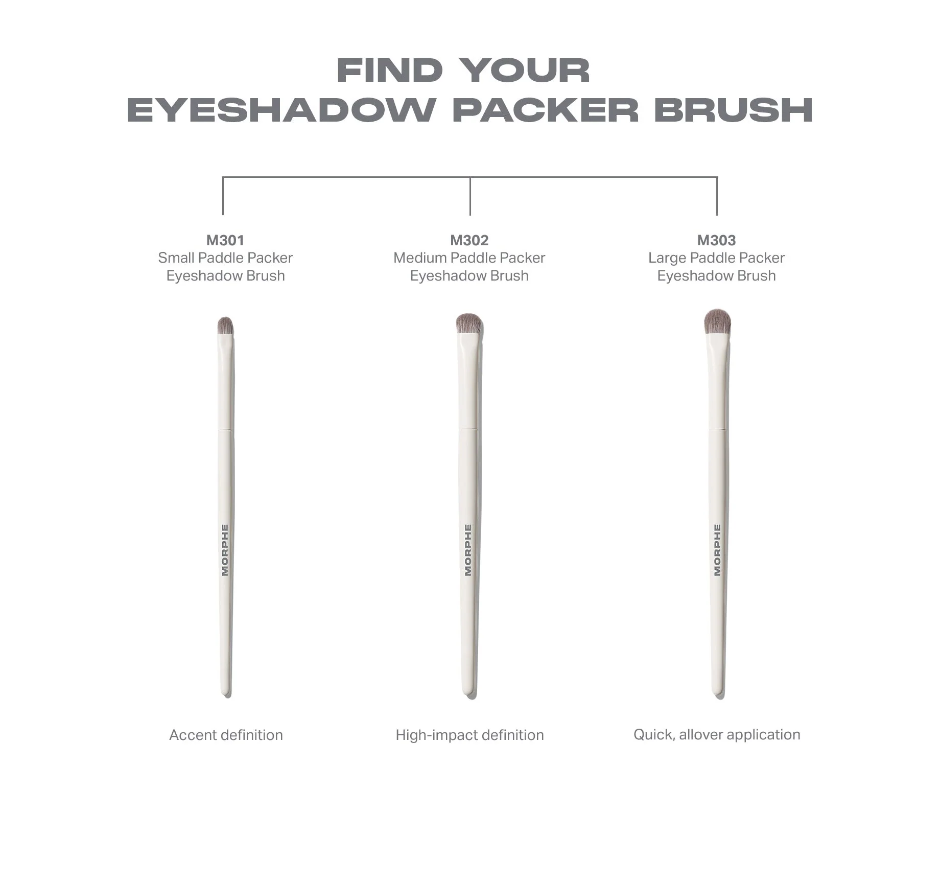 M303 Large Paddle Packer Eyeshadow Brush - Image 5