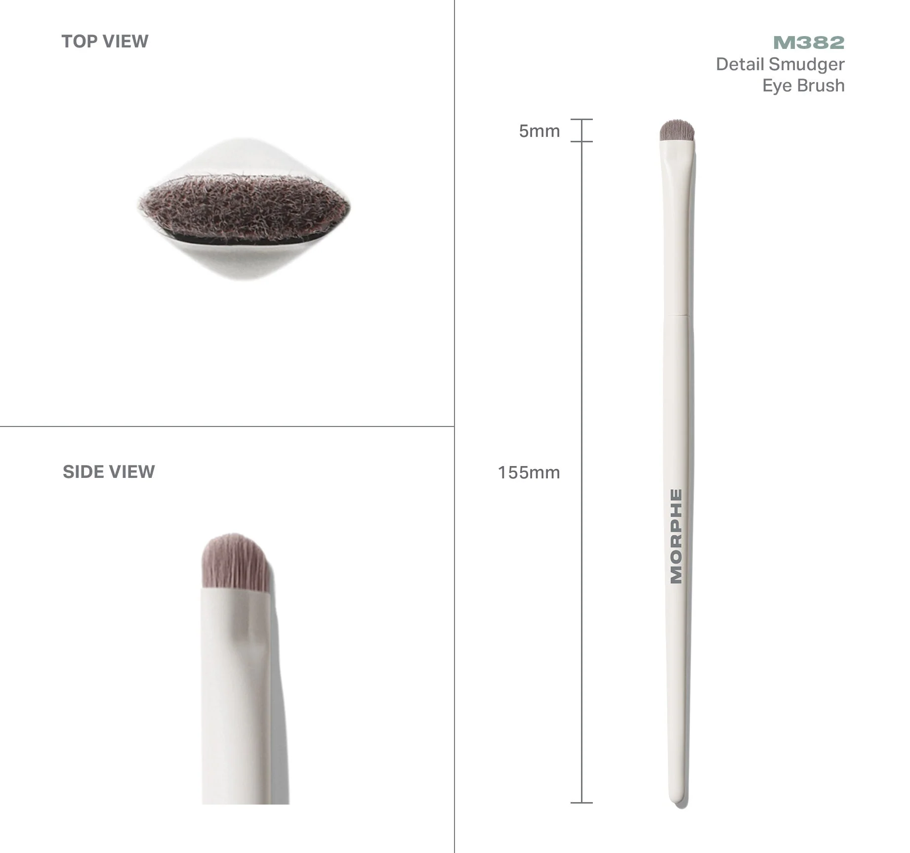 M382 Detail Smudger Eye Brush - Image 4